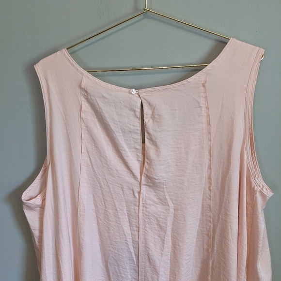 Denim 24/7 Light Pink Romantic Maxi Dress, size 20W - Picture 4 of 6